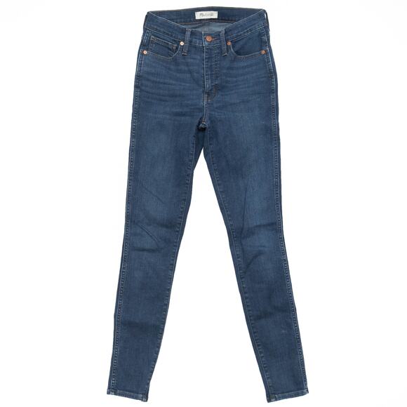 Madewell 10" High Rise Skinny Jeans Size 25T - Picture 1 of 8